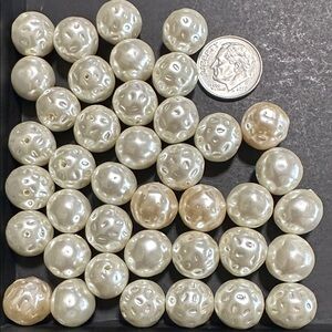 47.  Loose 11mm Glass Crafting Beads